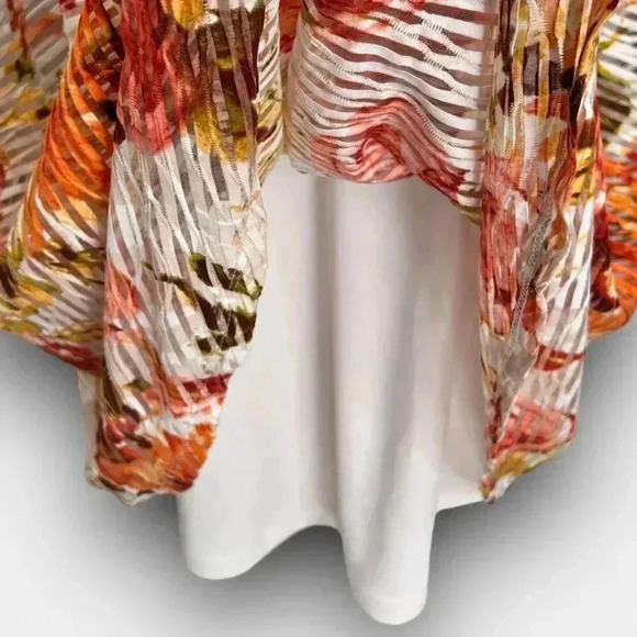 RONNI‎ NICOLE ladies floral multi-colour size 12 midi lined zippered dress - Picture 7 of 14